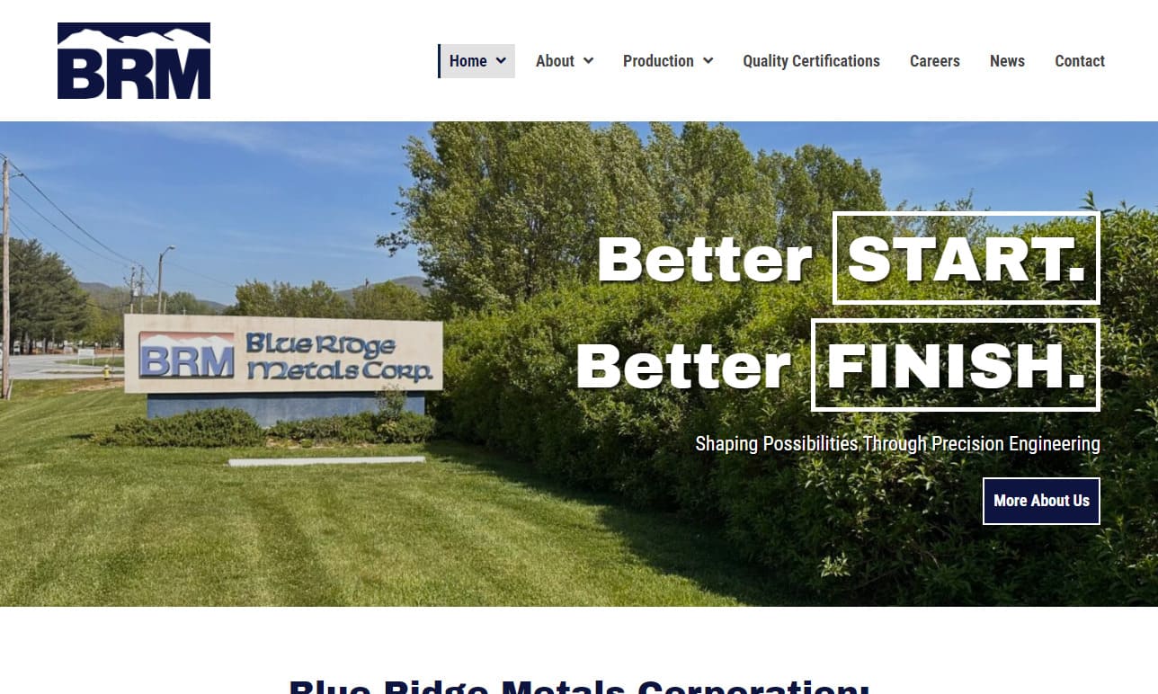 Blue Ridge Metals Corp.