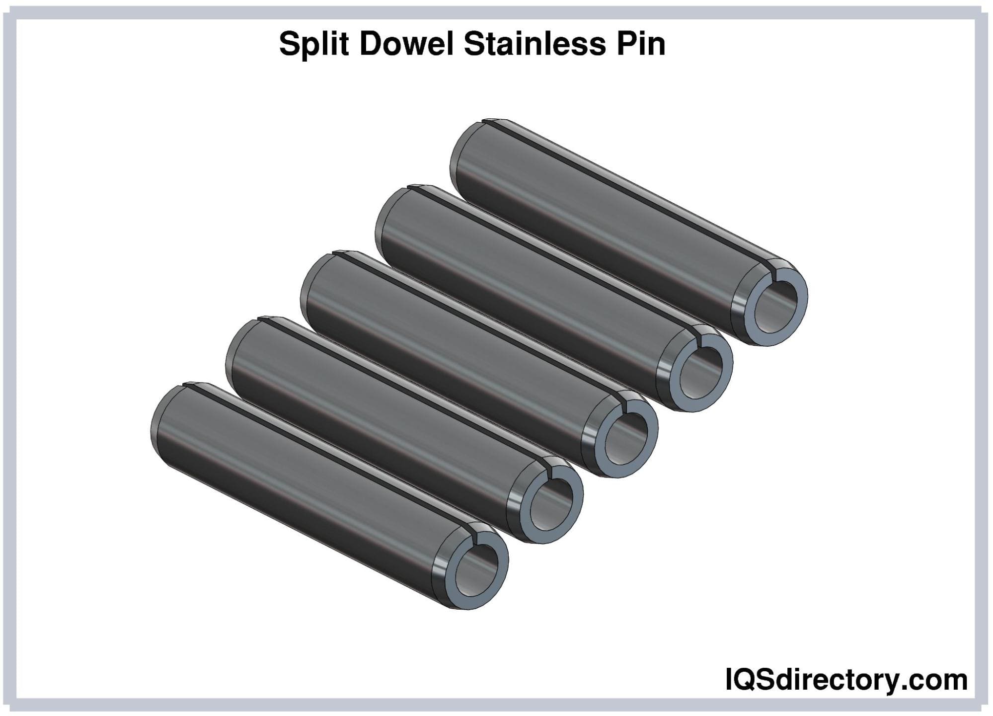 split dowel stainless pin